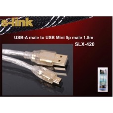 S-link SLX-420 1.5m USB AM/MICRO5P Kablosu